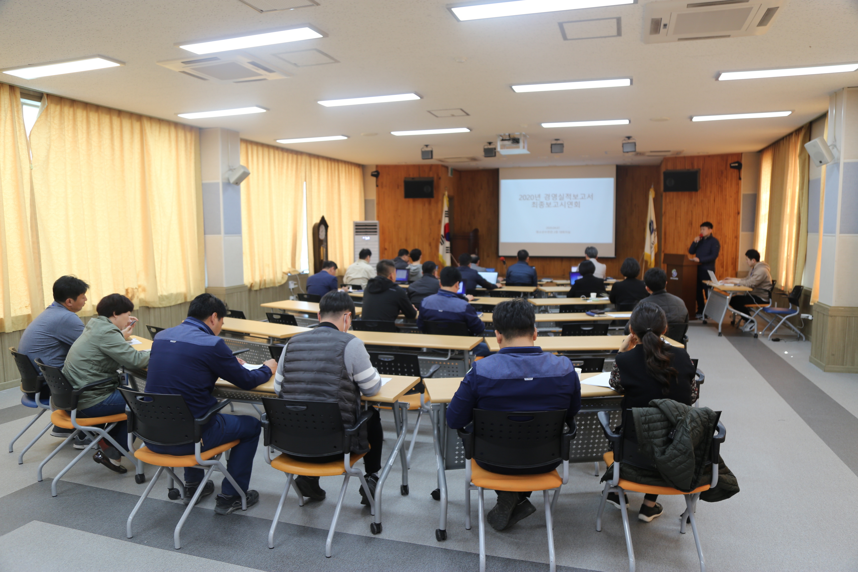 시민과 함께하는 속초시 시설관리공단 경영평가 최종 시연회 실시 사진